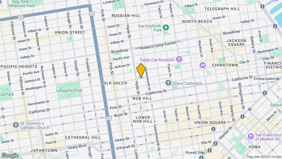 1455 Clay St Map and Location Details