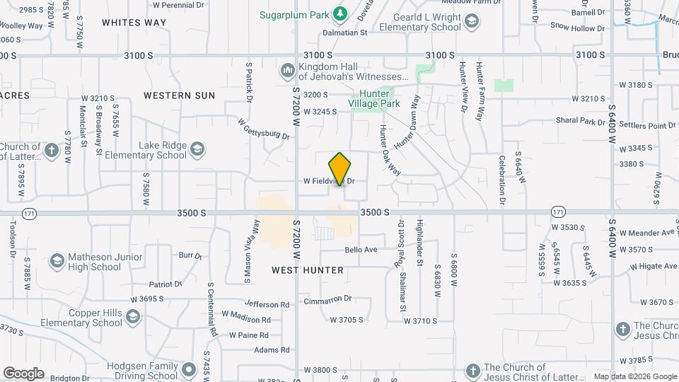 3448 Wally Wy Map and Location Details