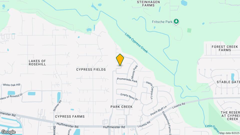 15607 Whispering Green Dr Map and Location Details