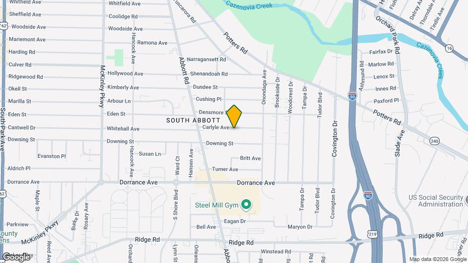 85 Carlyle Ave Map and Location Details