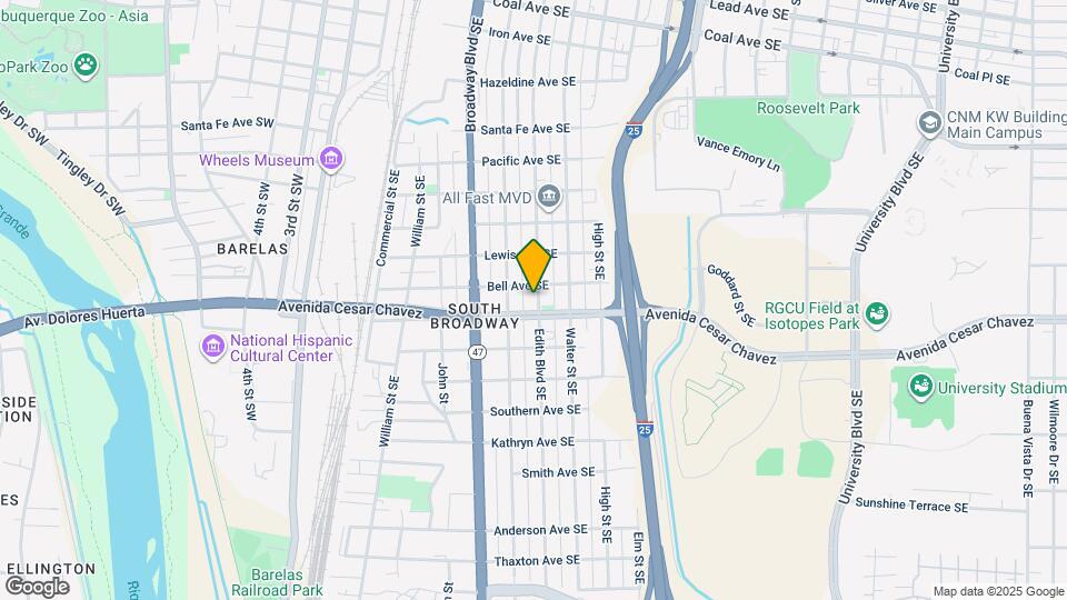 1311 Edith Blvd SE Mapa y Detalles de la Ubicación