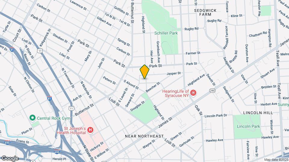 109 Graves St Mapa y Detalles de la Ubicación