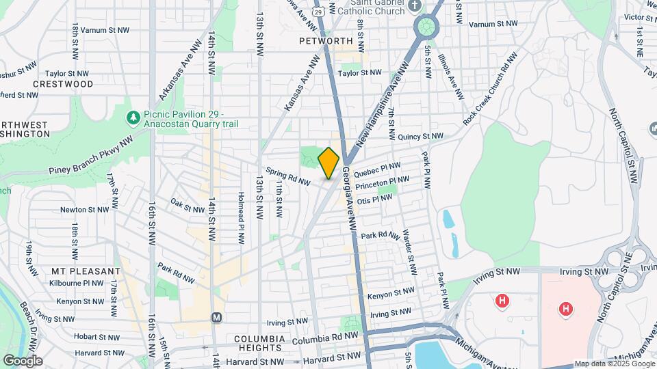 3646 New Hampshire Ave NW Map and Location Details