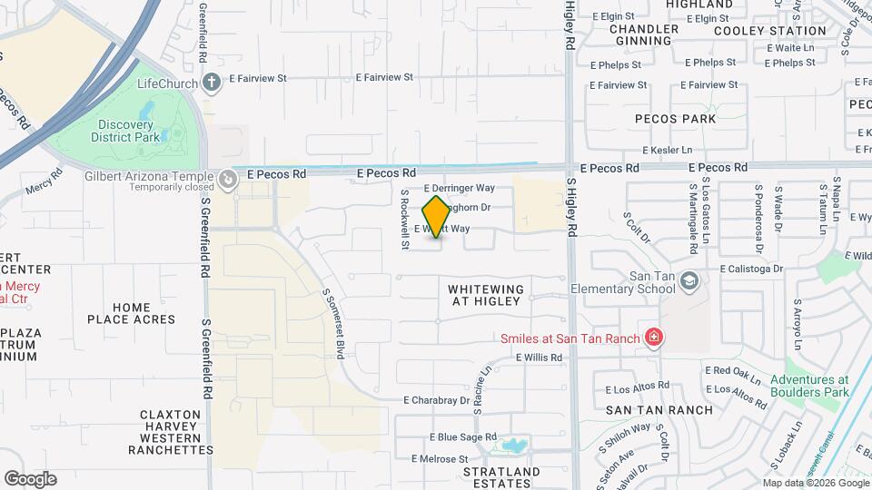 2910 E Wildhorse Dr Map and Location Details