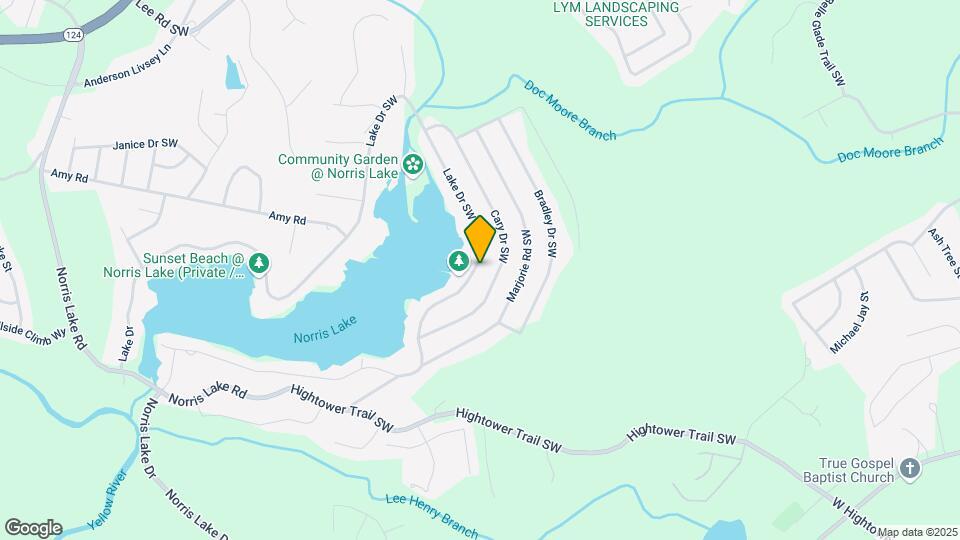 8705 Lake Dr SW Map and Location Details