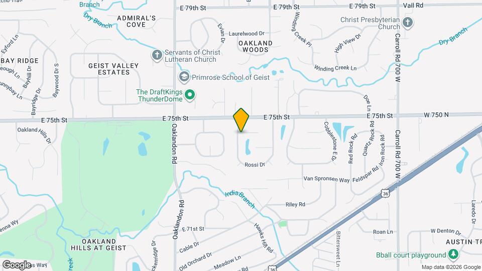7423 Pebblebrook E Dr Map and Location Details