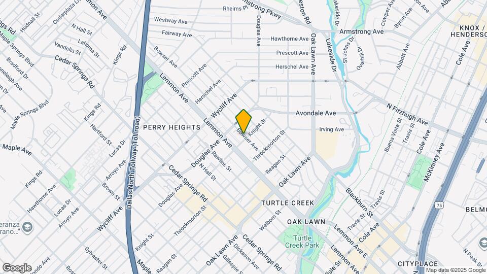 4107 Bowser Ave Map and Location Details