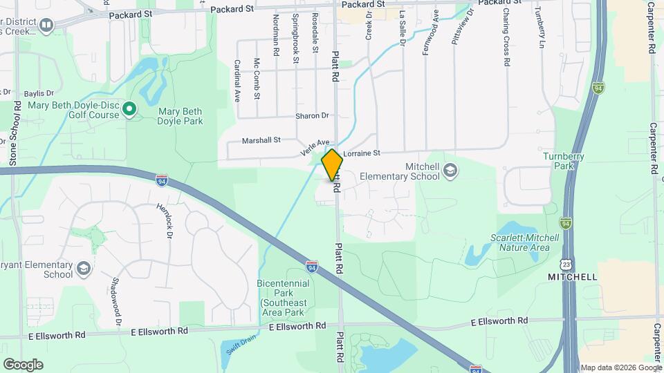 3580 Platt Rd Map and Location Details