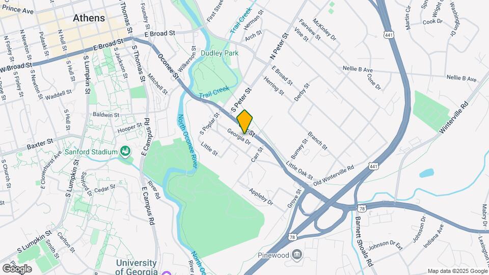 313 Georgia Dr Map and Location Details