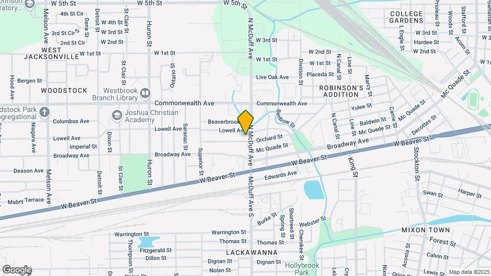 2515 Orchard St Map and Location Details