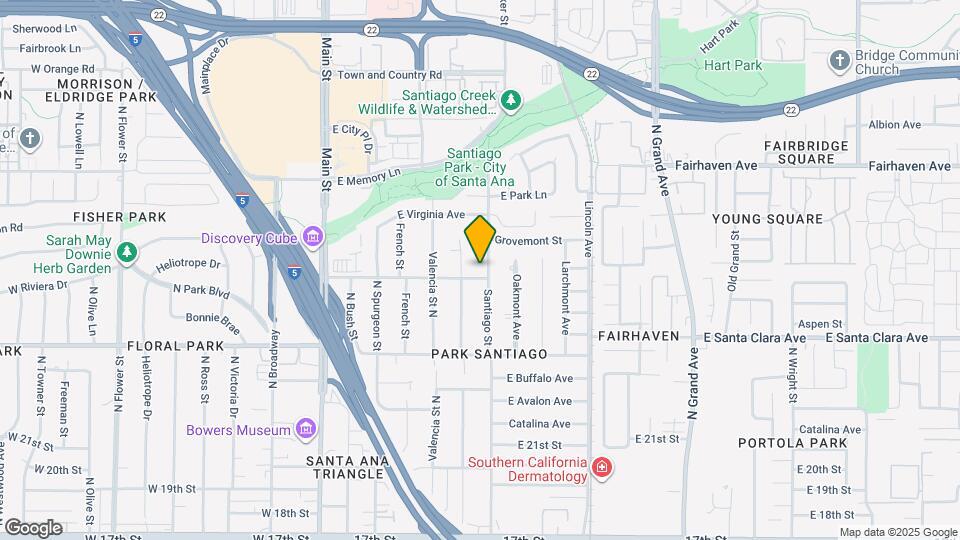 2510 Santiago St Map and Location Details