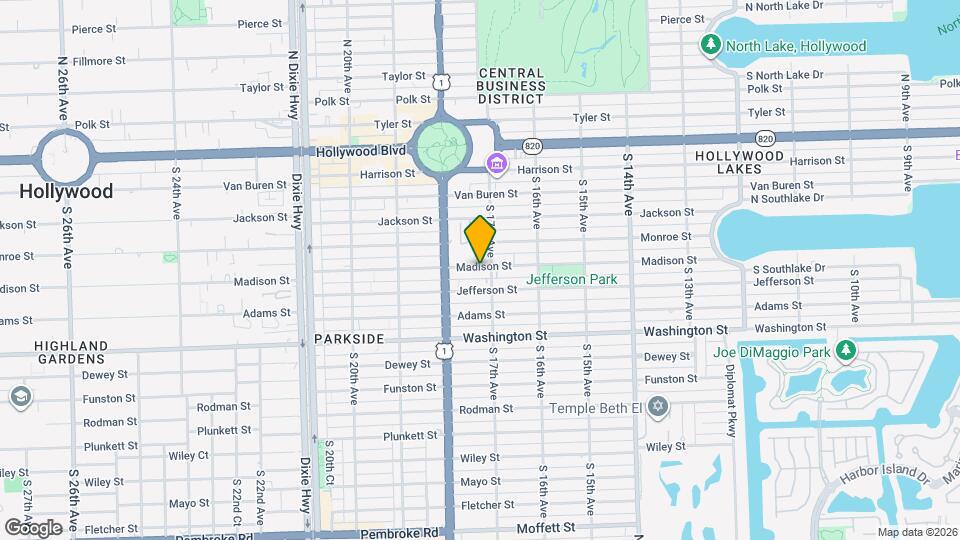 1710 Madison St Map and Location Details