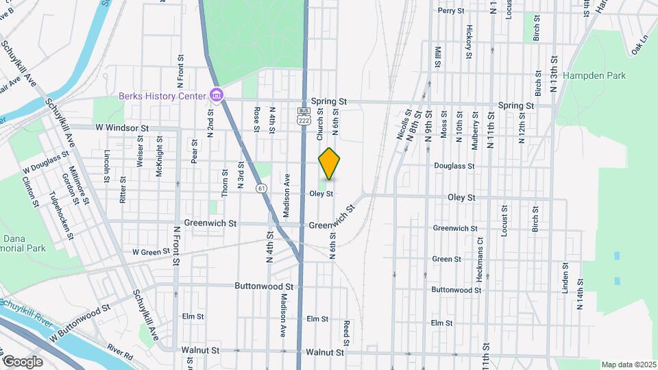 716 N 6th St Map and Location Details
