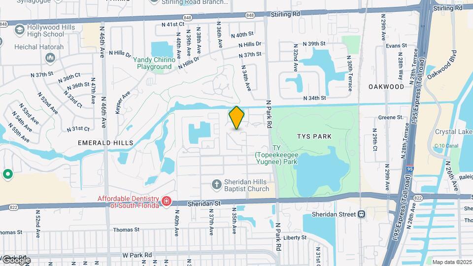 3445 Oak Dr Map and Location Details
