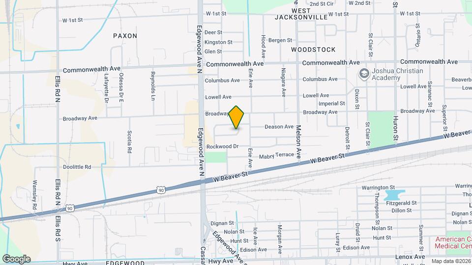 3433 Brookhaven Dr Map and Location Details