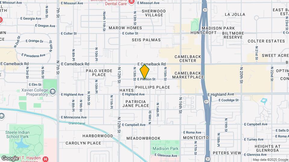 1331 E Pierson St Mapa y Detalles de la Ubicación