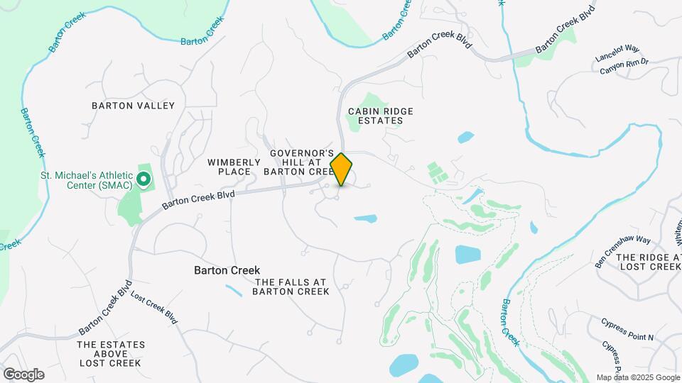 2305 Barton Creek Blvd Mapa y Detalles de la Ubicación