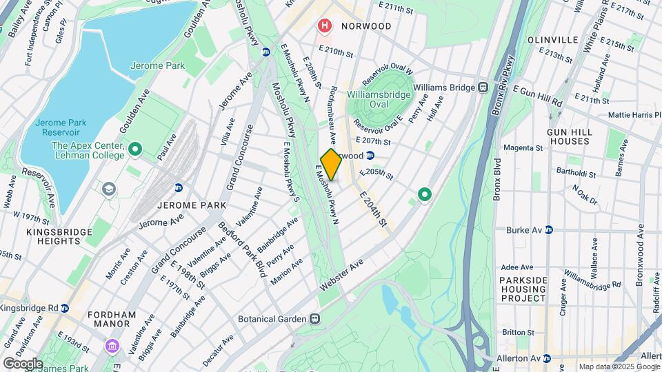 245 E Mosholu Pky Map and Location Details