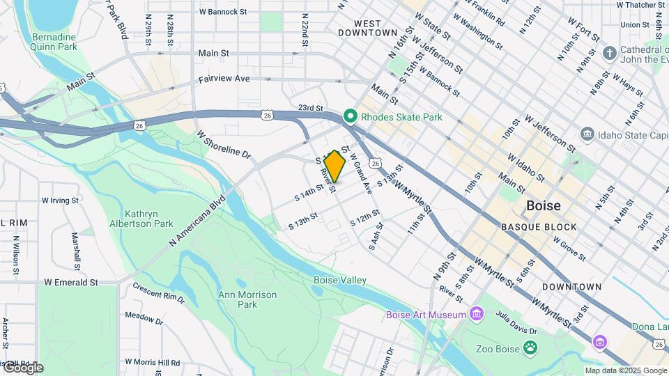 1374 W River St Map and Location Details