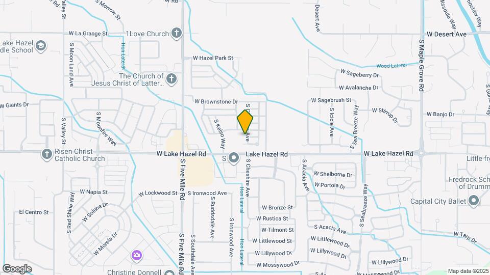 6105 S Cheshire Ave Map and Location Details