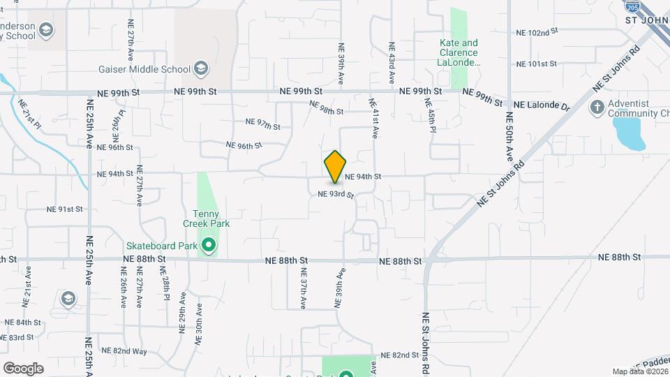 3812 NE 93rd St Map and Location Details