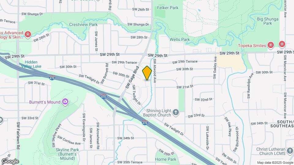 3032 SW Lydia Ave Map and Location Details