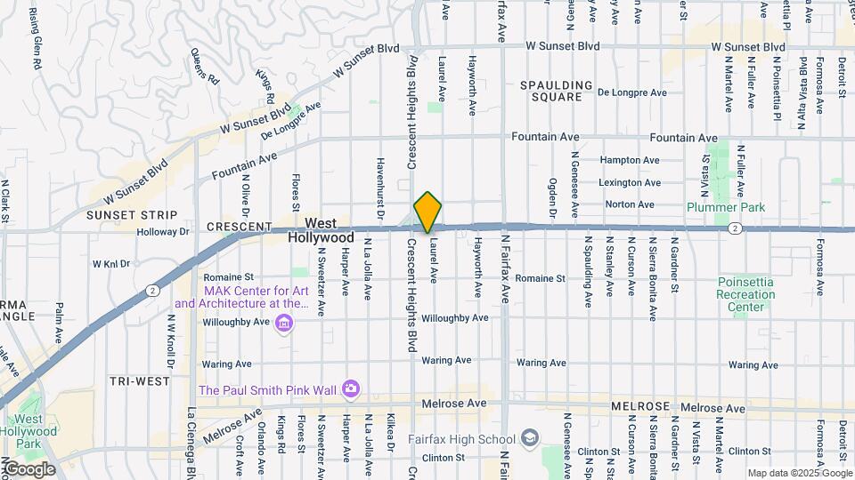 1037 Laurel Ave Map and Location Details