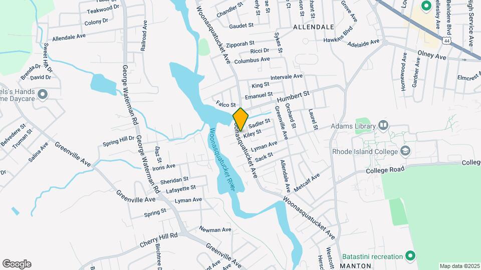 295 Woonasquatucket Ave Map and Location Details