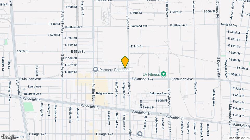 2803 E 58th St Mapa y Detalles de la Ubicación