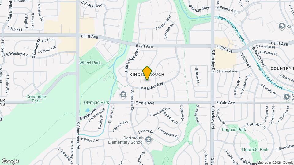 2575 S Lewiston St, Unit 1-322 Map and Location Details