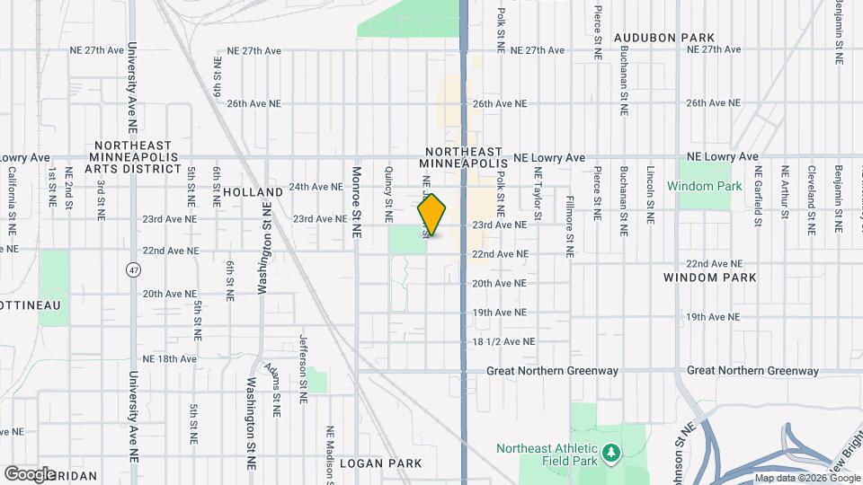 2209 NE Jackson St Map and Location Details