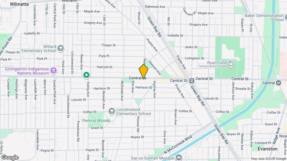 2230 Central St, Unit G Mapa y Detalles de la Ubicación