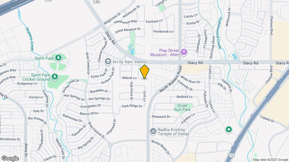 943 Abbott Ln Map and Location Details