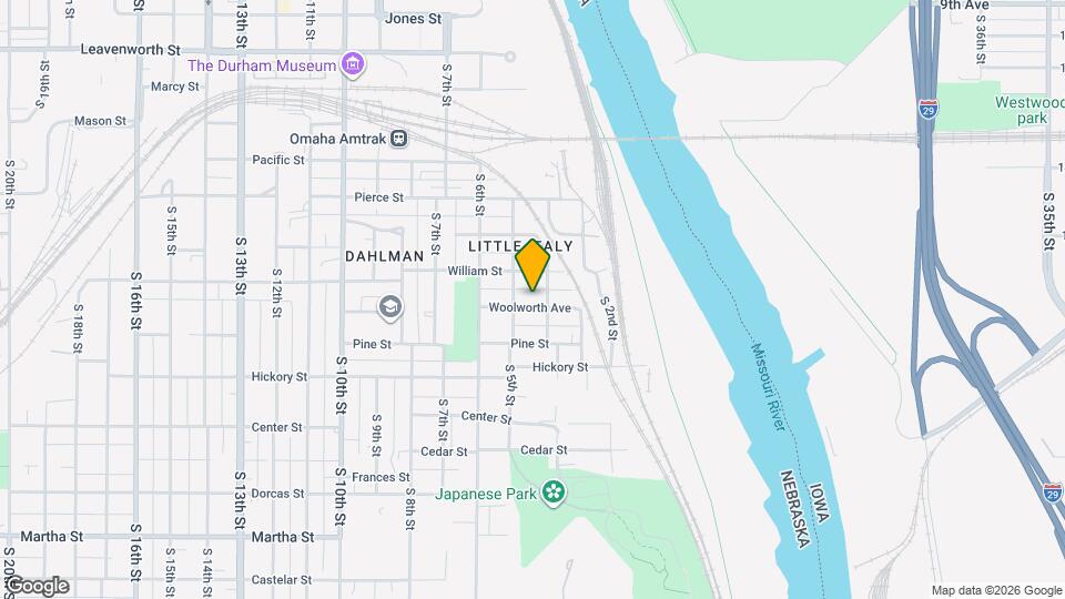 410 Woolworth Ave Map and Location Details