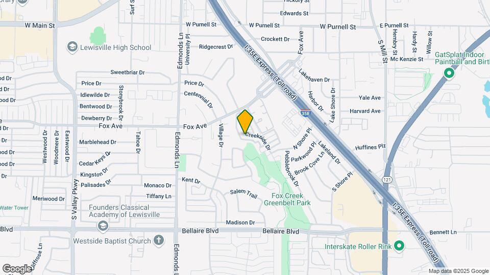 846 Creekside Dr Map and Location Details