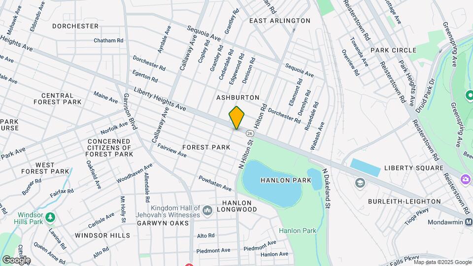 Hanlon Park Map and Location Details
