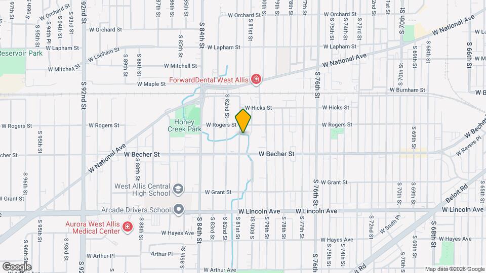2034 S 81st St Map and Location Details