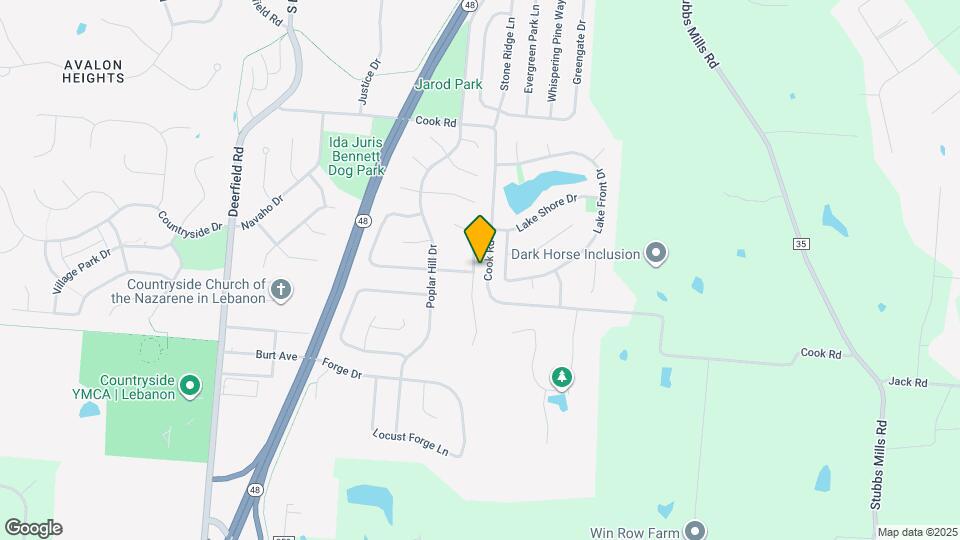 1186 Turfway Ct Mapa y Detalles de la Ubicación