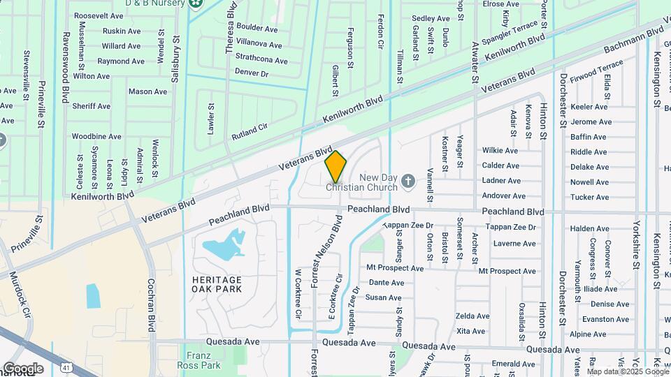 484 Hippel St Map and Location Details