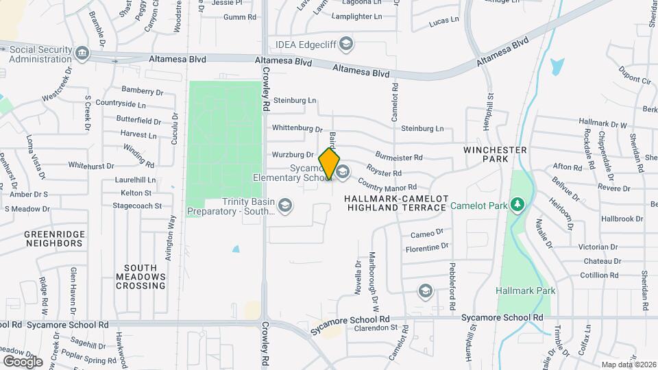 7204 Baird Dr Map and Location Details