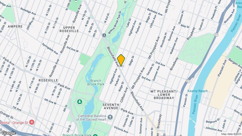 213 Bloomfield Ave Map and Location Details
