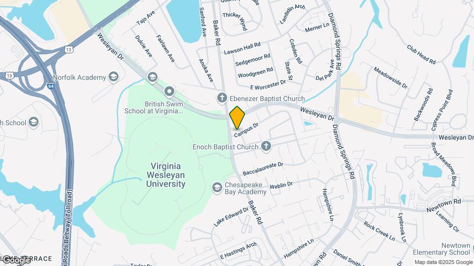5684 Campus Dr Map and Location Details