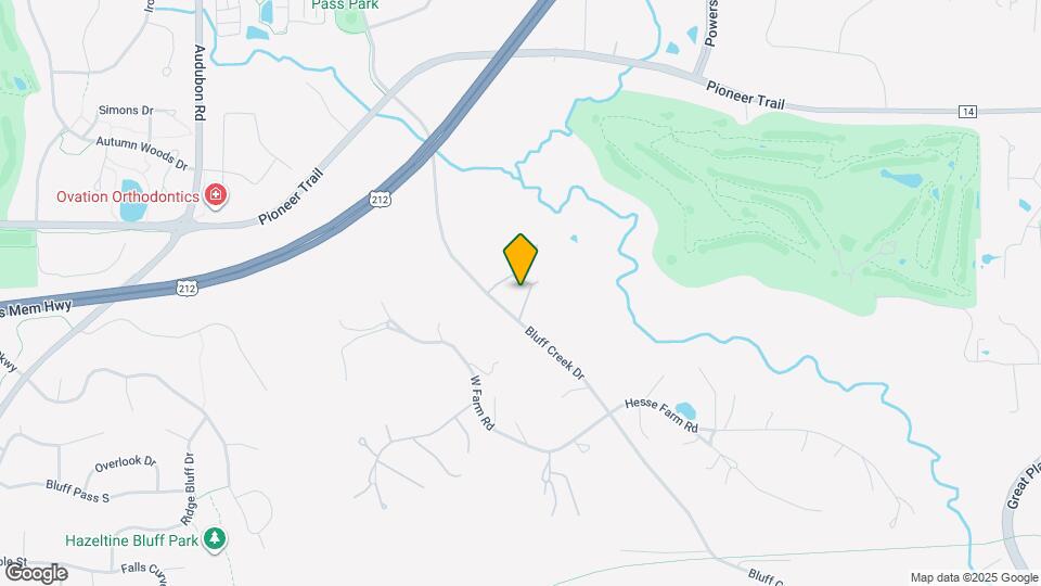 1560 Bluff Creek Dr Map and Location Details