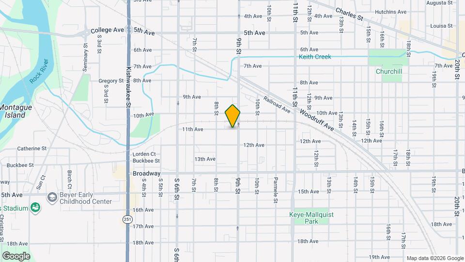 1231 11th Ave Map and Location Details