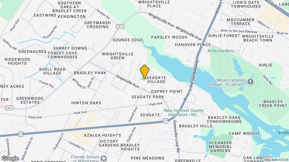 213 Myrtle Ave Map and Location Details