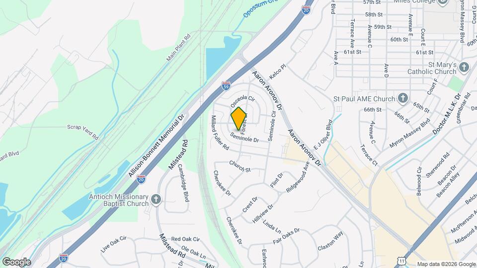 6621 Seminole Dr Mapa y Detalles de la Ubicación