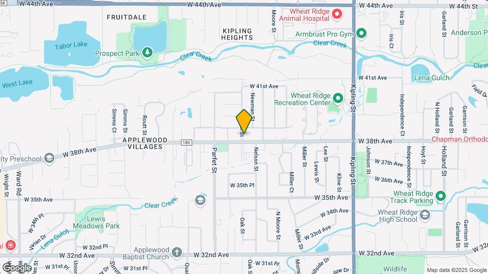 10771 W 38th Ave Map and Location Details