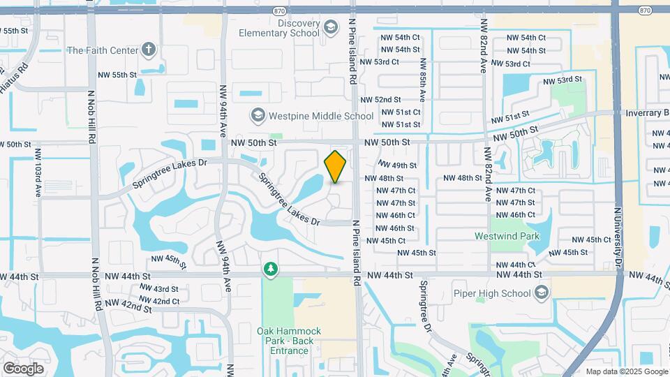 4736 NW 90th Ave Map and Location Details