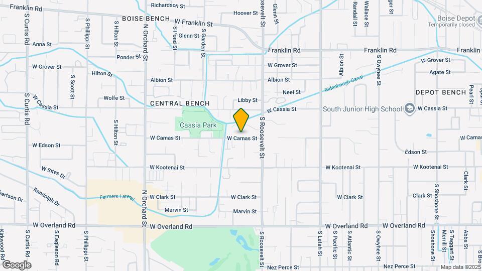 4312 W Camas St Map and Location Details