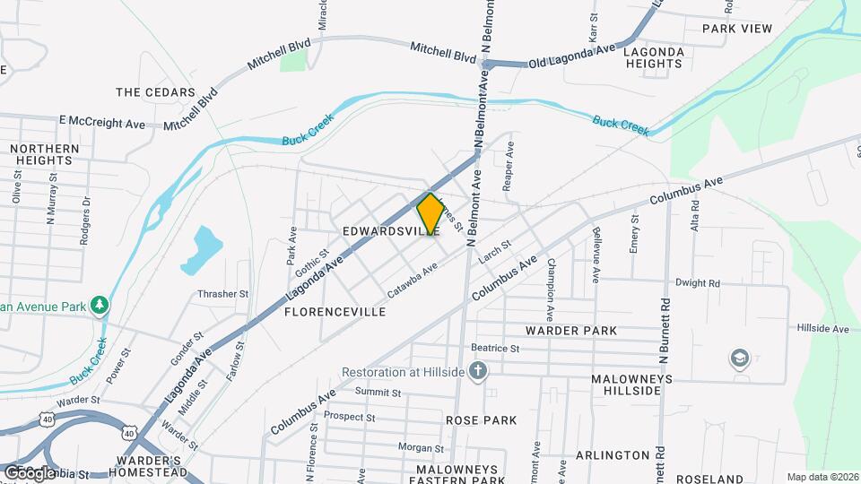 1791 Edwards Ave Map and Location Details